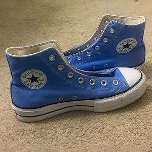 Baby Blue Platform Converse 💕